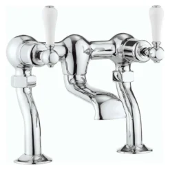Crosswater Belgravia Twin Lever Bath Filler - Chrome