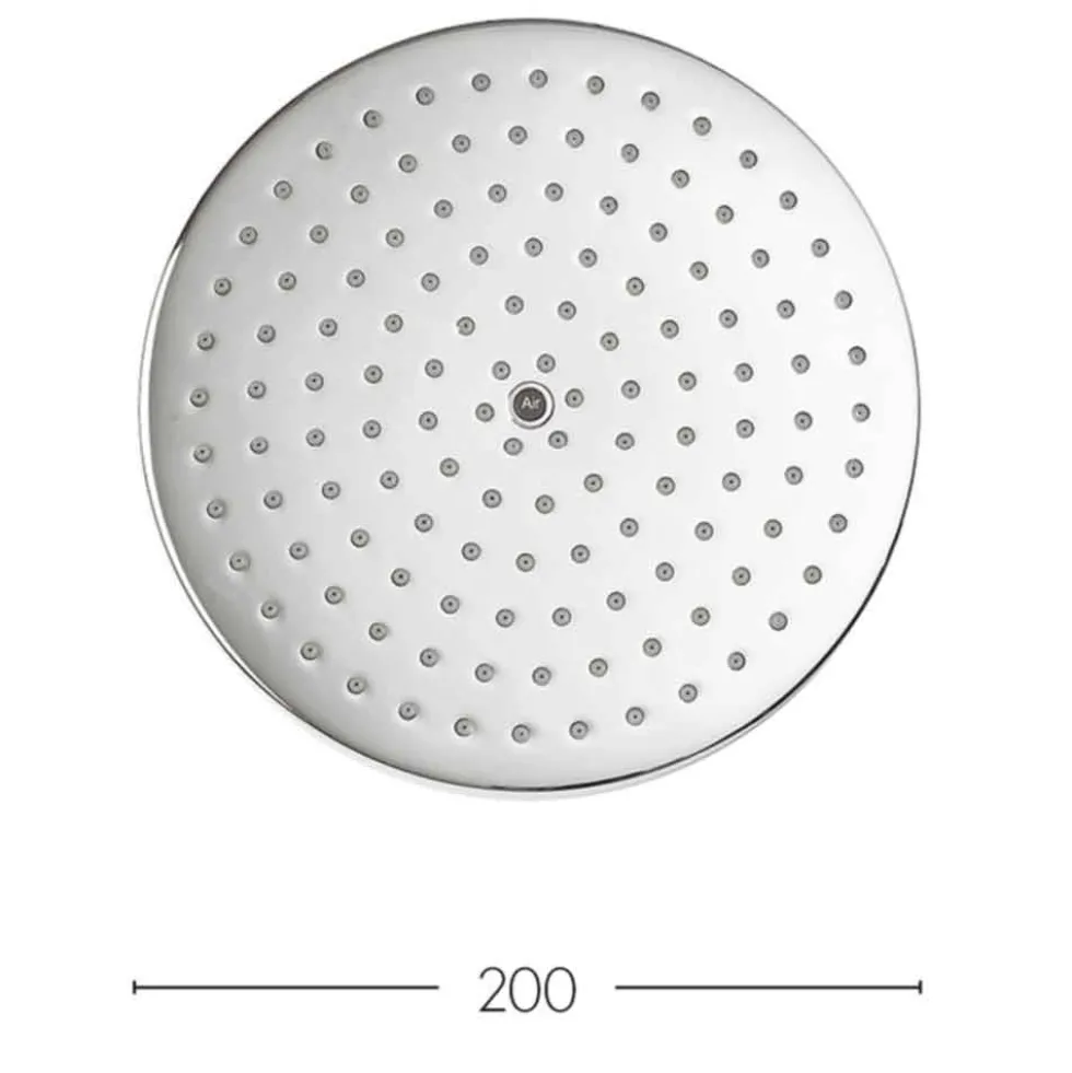 Crosswater Central Fixed Shower Head - 200mm
