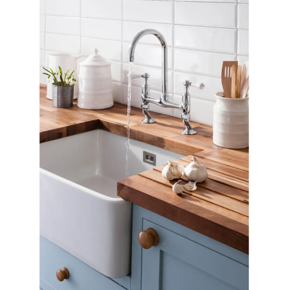 Crosswater Cucina Belgravia Lever Dual Handle Kitchen Mixer