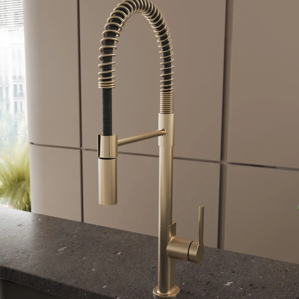 Crosswater Cucina Cook Industrial Style Single Lever Mono Kitchen Mixer Tap