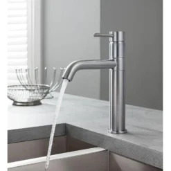 Crosswater Cucina Design Monobloc Kitchen Mixer - Brushed Stainless Steel
