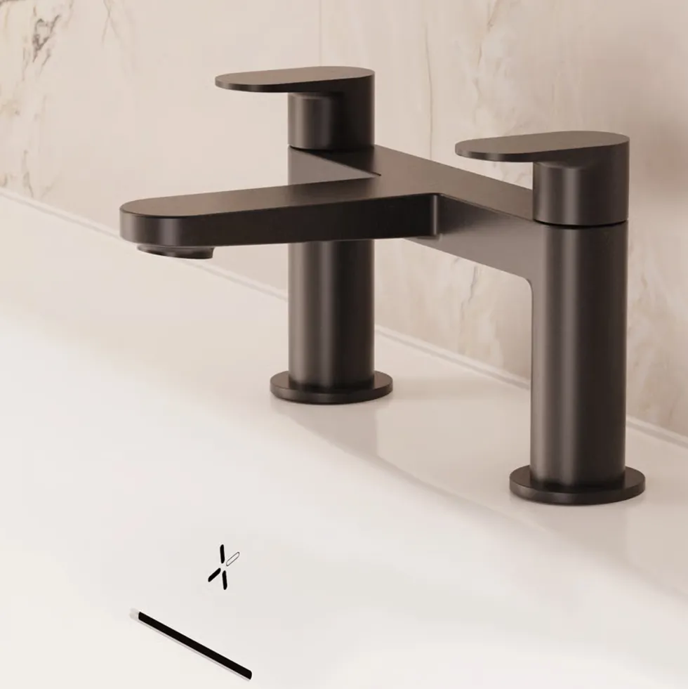 Crosswater Drift Deck Mounted Bath Mixer Tap