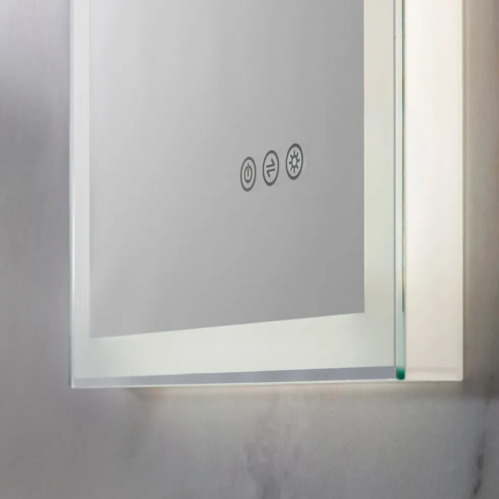 Crosswater Dune Steam Free LED Illuminated Mirror - 500 x 800mm
