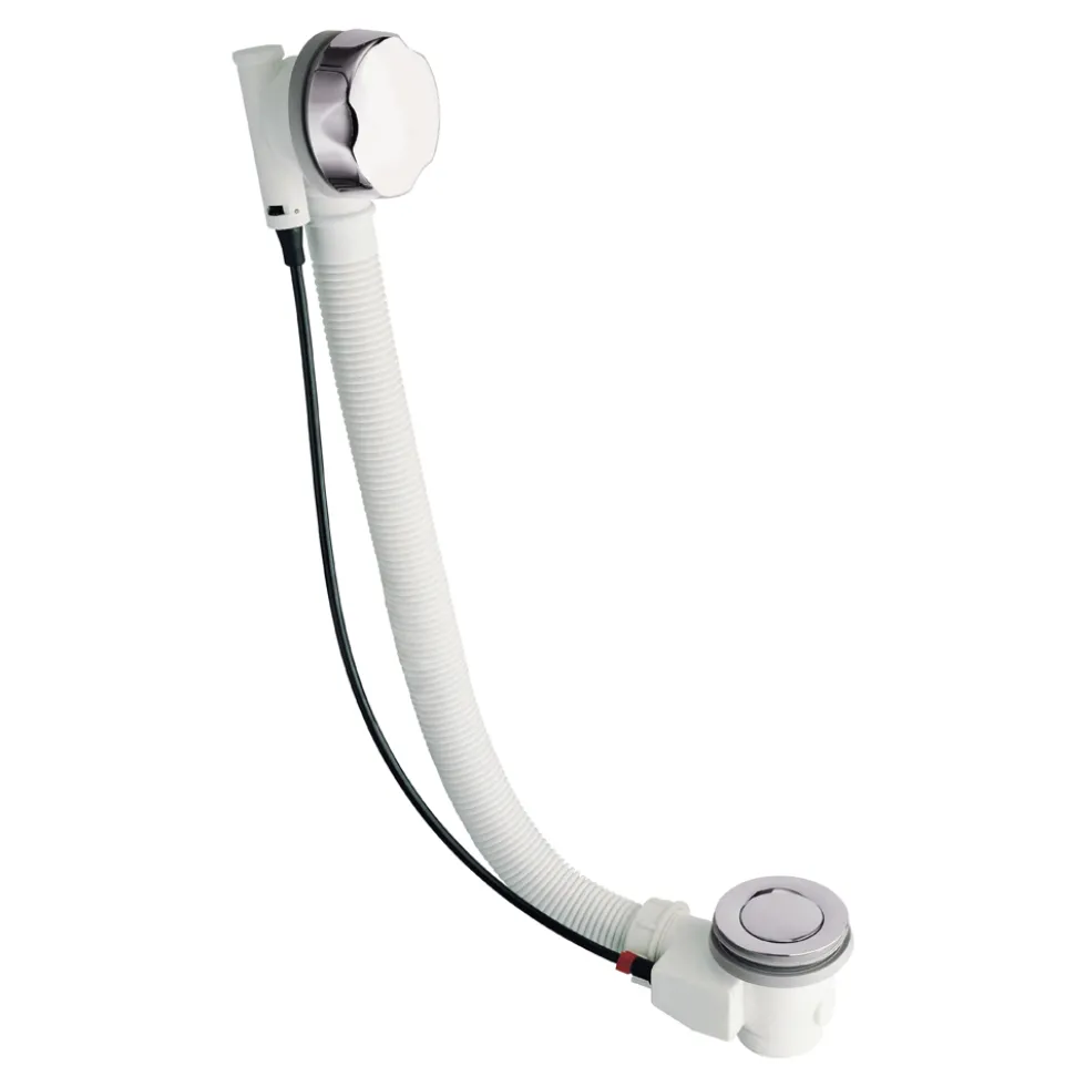 Crosswater Extended Pop-Up Bath Waste with Overflow - 90cm