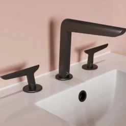 Crosswater Foile Deck Mounted 3 Hole Basin Mixer Tap