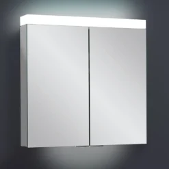 Crosswater Image Illuminated Mirror Cabinet with Shaver Socket & Colour Change LED's - 500, 700 & 900mm