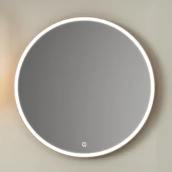 Crosswater Infinity Round Framed Illuminated Mirror with Colour Change LED - 500mm, 600mm & 700mm