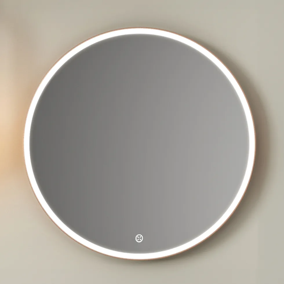 Crosswater Infinity Round Framed Illuminated Mirror with Colour Change LED - 500mm, 600mm & 700mm