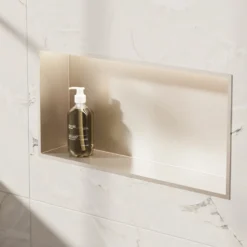 Crosswater Inset LED Illuminated Shower Niche - 610 x 305mm