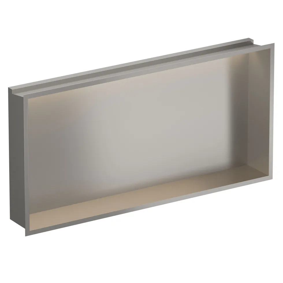 Crosswater Inset LED Illuminated Shower Niche - 610 x 305mm