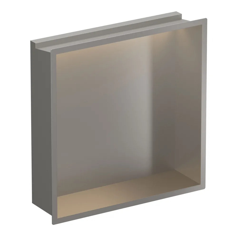 Crosswater Inset LED Illuminated Shower Niche - 305 x 305mm