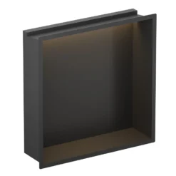 Crosswater Inset LED Illuminated Shower Niche - 305 x 305mm