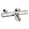 Crosswater Kai Exposed Thermostatic Bath Shower Mixer with Integrated Spout
