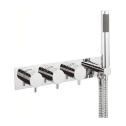 Crosswater Kai Lever 3 Outlet Concealed Thermostatic Shower Valve with Handset Kit