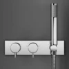 Crosswater Kai Lever 2 Outlet Concealed Thermostatic Shower Valve with Handset