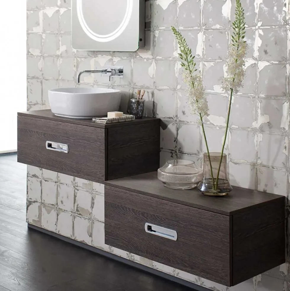 Crosswater Kai Lever Wall Mounted Basin Set with Cover Plate