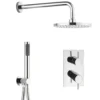 Crosswater Kai 2 Outlet 2 Handle Shower Bundle - Chrome