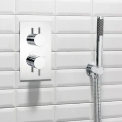 Crosswater Kai 2 Outlet 2 Handle Shower Bundle - Chrome