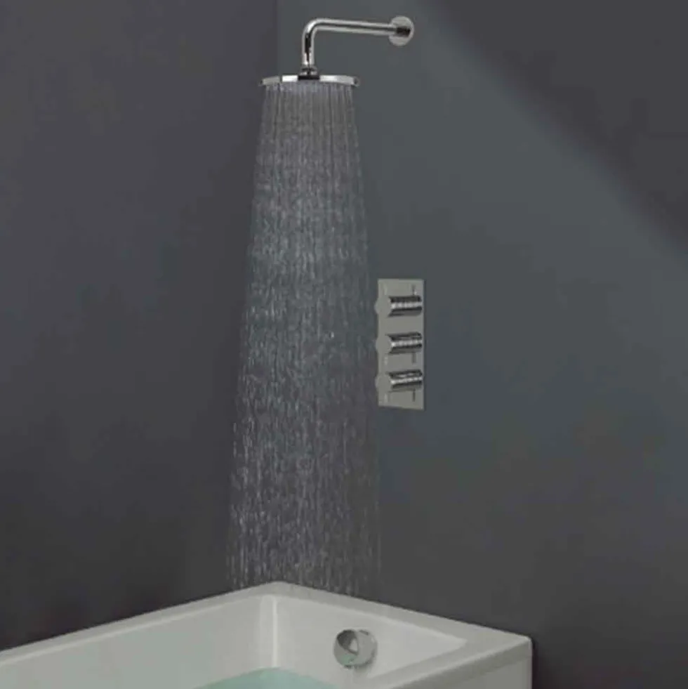 Crosswater Kai Triple Lever 3 Outlet Concealed Thermostatic Shower Valve - Portrait