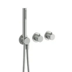 Crosswater Module 3 Outlet 2 Handle Concealed Thermostatic Shower Valve & Shower Handset