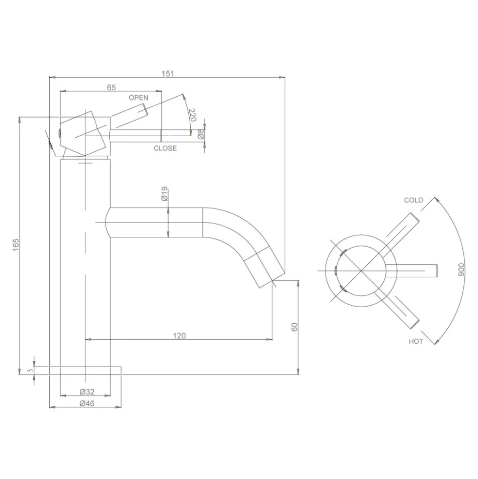 Crosswater MPRO Basin Mixer Tap