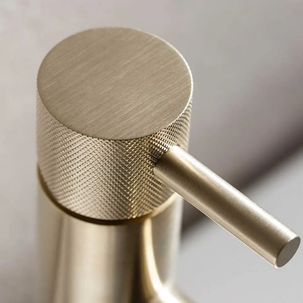 Crosswater MPRO Basin Mixer Tap with Knurled Detailing