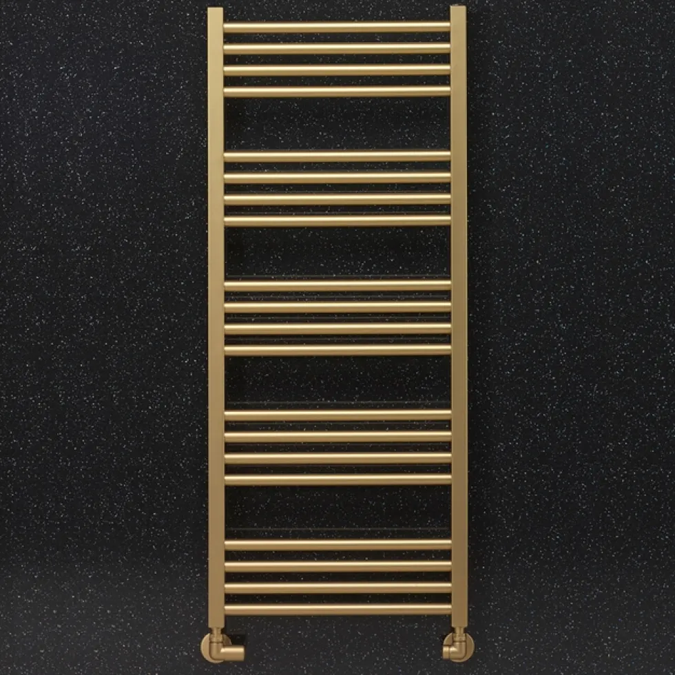 Crosswater MPRO Brushed Brass Heated Towel Rail