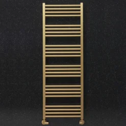 Crosswater MPRO Brushed Brass Heated Towel Rail