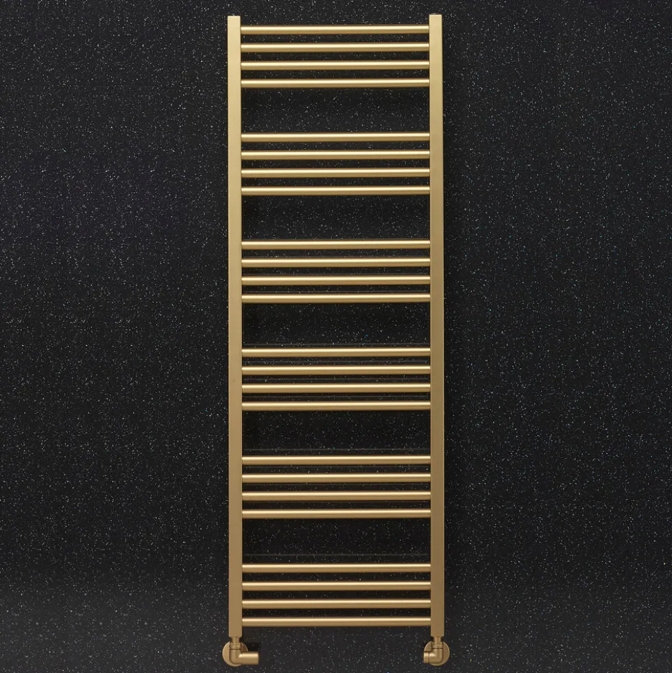 Crosswater MPRO Brushed Brass Heated Towel Rail