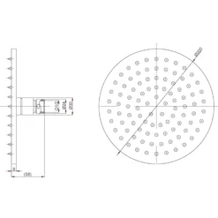 Crosswater MPRO Fixed Shower Head