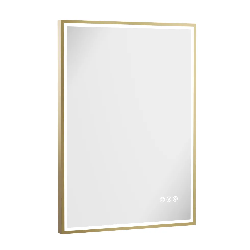 Crosswater MPRO Framed LED Illuminated Steam Free Mirror & Colour Change Lights