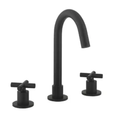 Crosswater MPRO 3 Hole Basin Mixer Tap with Crosshead Handles