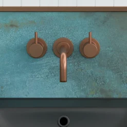 Crosswater MPRO 3 Hole Wall Mounted Basin Mixer Tap