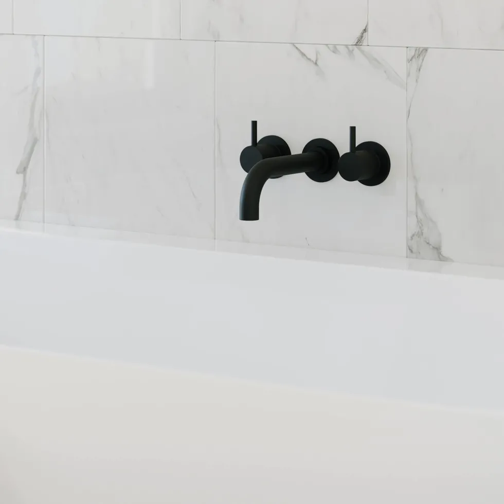 Crosswater MPRO 3 Hole Wall Mounted Bath Filler Tap