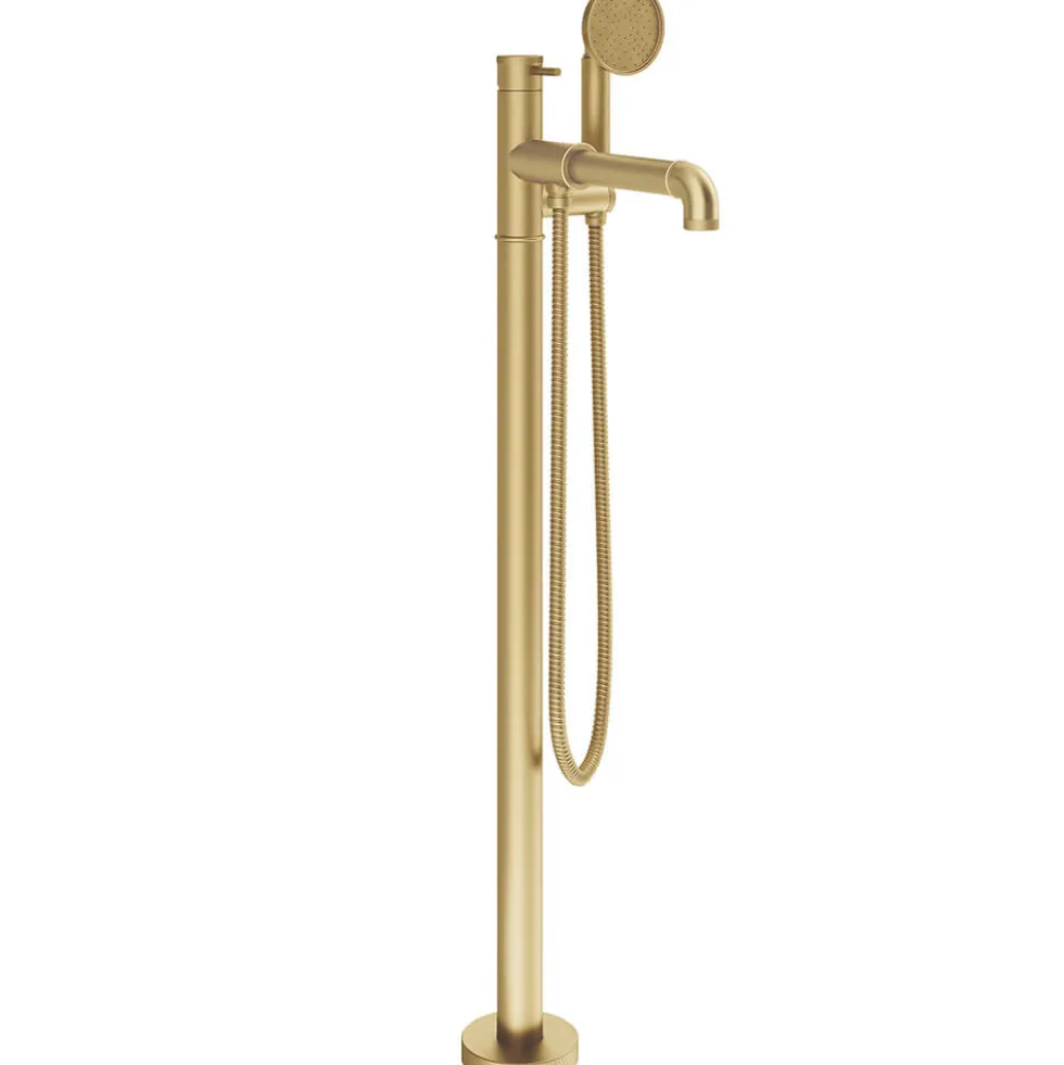 Crosswater MPRO Industrial Floorstanding Bath & Shower Mixer Tap