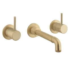 Crosswater MPRO Industrial 3 Hole Wall Mounted Basin Mixer Tap