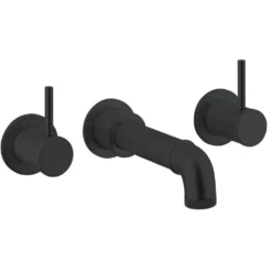 Crosswater MPRO Industrial 3 Hole Wall Mounted Bath Spout Tap