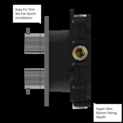 Crosswater MPRO Industrial Thermostatic 2 Outlet Shower Valve - Crossbox Technology