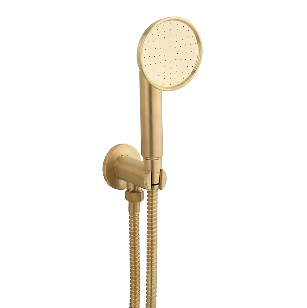 Crosswater MPRO Industrial Wall Outlet, Shower Handset & Hose