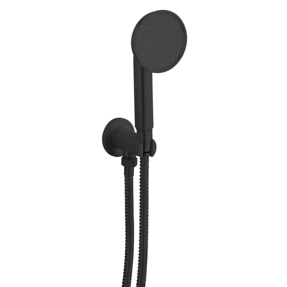 Crosswater MPRO Industrial Wall Outlet, Shower Handset & Hose