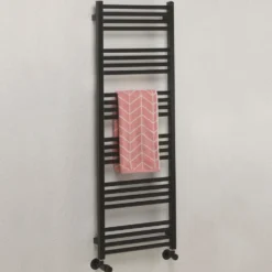 Crosswater MPRO Matt Black Heated Towel Rail