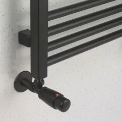 Crosswater MPRO Matt Black Heated Towel Rail