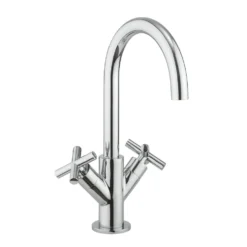 Crosswater MPRO Mono Basin Mixer Tap with Crosshead Handles