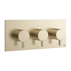 Crosswater MPRO 2 Outlet Concealed Thermostatic Shower Valve (3 Handles)