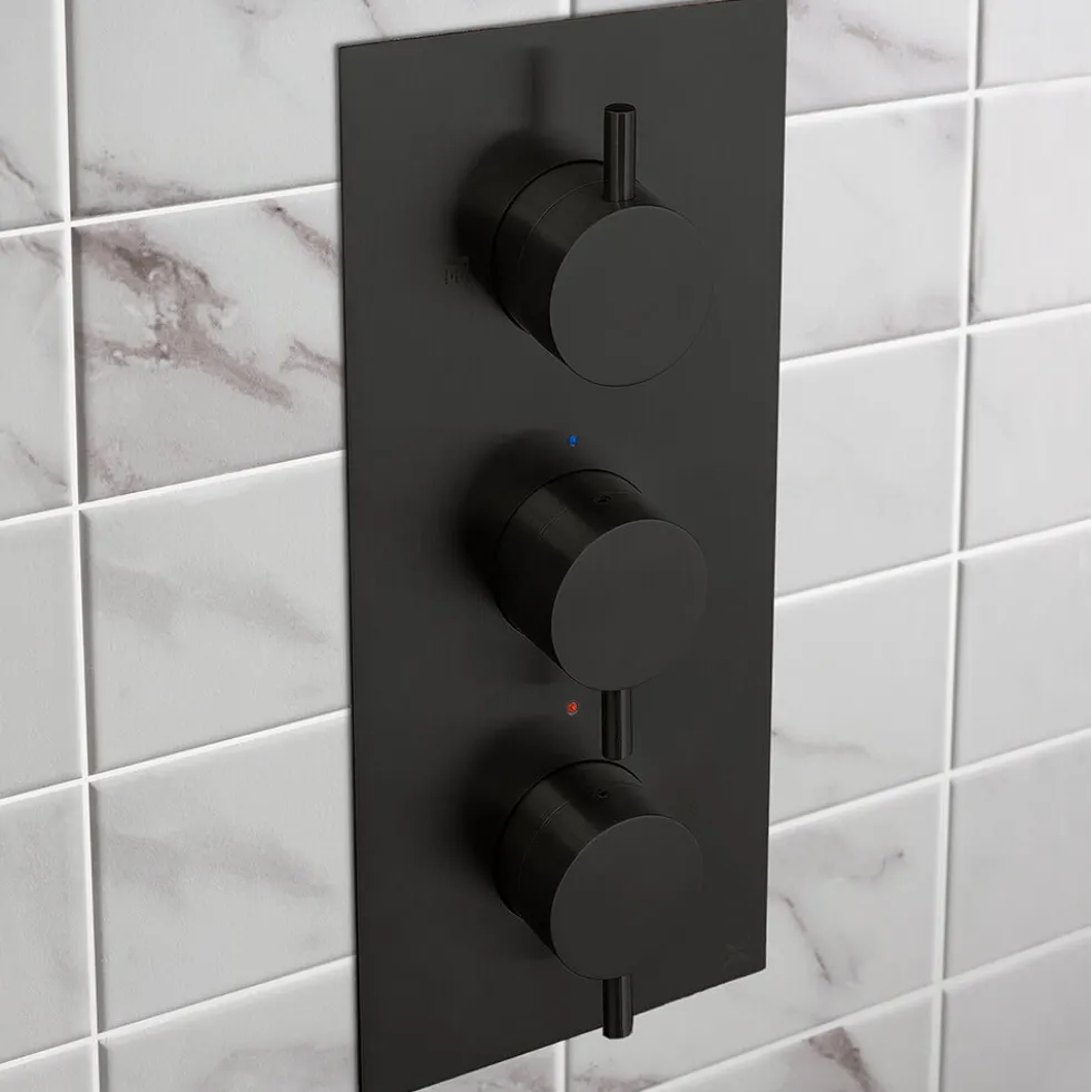 Crosswater MPRO 2 Outlet 3 Handle Shower Bundle