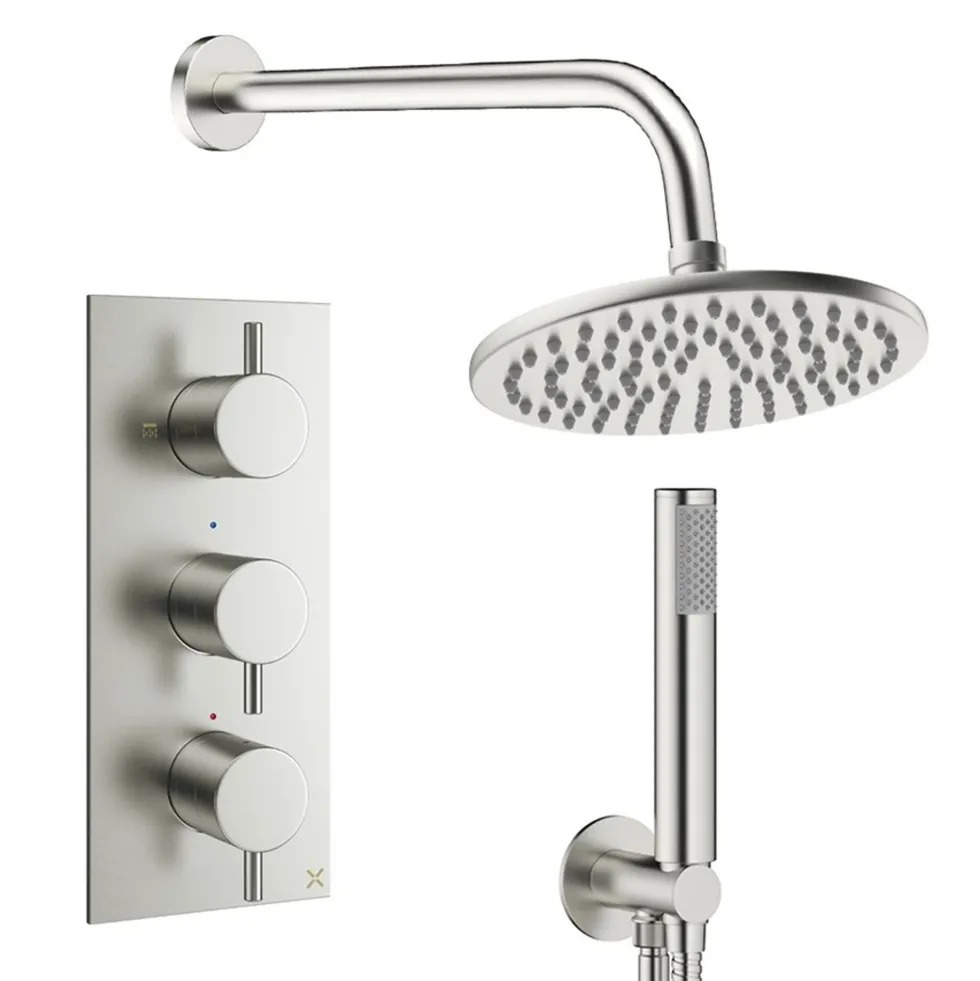 Crosswater MPRO 2 Outlet 3 Handle Shower Bundle