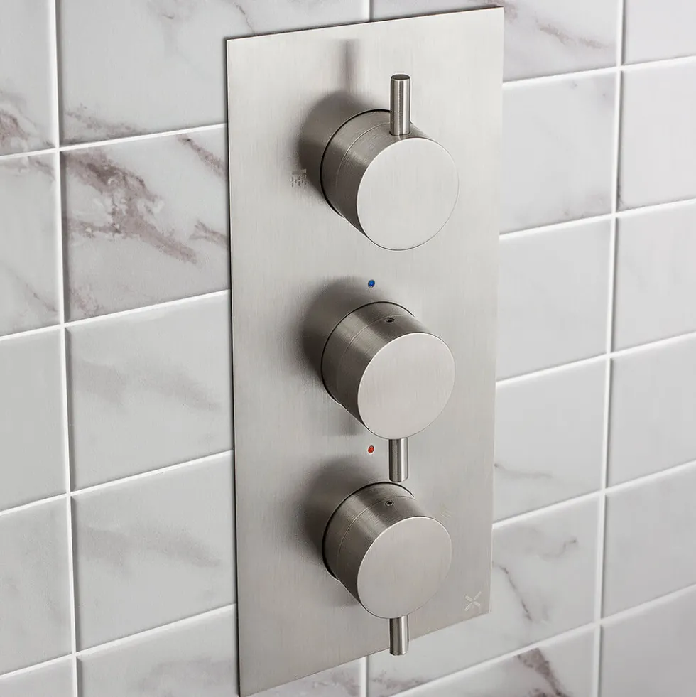 Crosswater MPRO 2 Outlet 3 Handle Shower Bundle