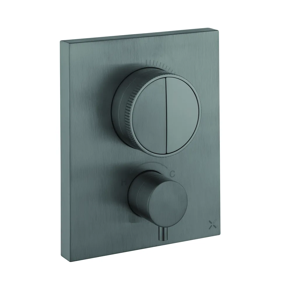 Crosswater MPRO Push 2 Outlet Concealed Valve with Crossbox Technology