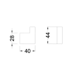 Crosswater MPRO Single Robe Hook