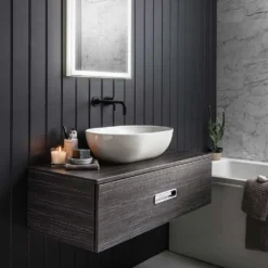 Crosswater MPRO Wall Mounted Basin Mixer Tap - Matt Black